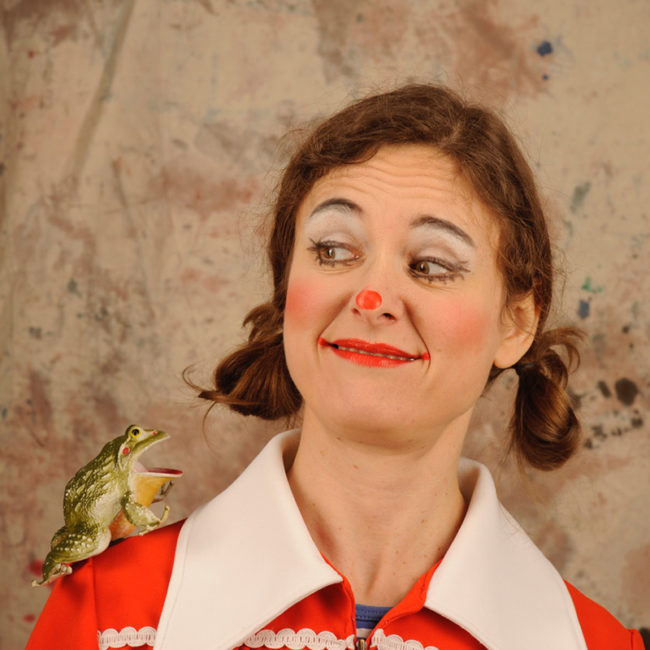 Aurélie Vilette - George, clown - photo Bruno Cabanis